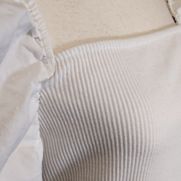 a new day Ribbed Flutter Sleeve Top - Picture 7 of 9